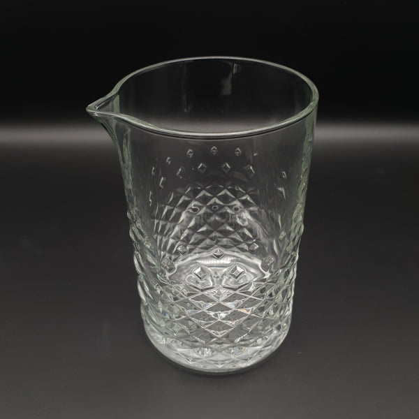 750ml Cocktail Mixing Glass - Diamond Pattern - Cocktail Corner