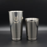 Premium Weighted Toby Tin Cocktail Shaker Set - Stainless - Cocktail Corner