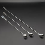 Paddle Ended Bar Spoon - 3 Sizes - Cocktail Corner