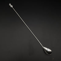 Pineapple End Twisted Cocktail Spoon 33cm - 2 Colours - Cocktail Corner