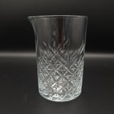 725ml Cocktail Mixing Glass - Crystal Cut Pattern - Cocktail Corner