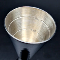 Japanese Slim Waist Sleek Jigger - Black Sleek 30/45ml - Cocktail Corner