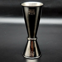 Japanese Style Jigger 30/60ml W&M Approved - Black - Cocktail Corner