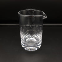 Cut Crystal Style Mixing Glass - Cocktail Corner Barware