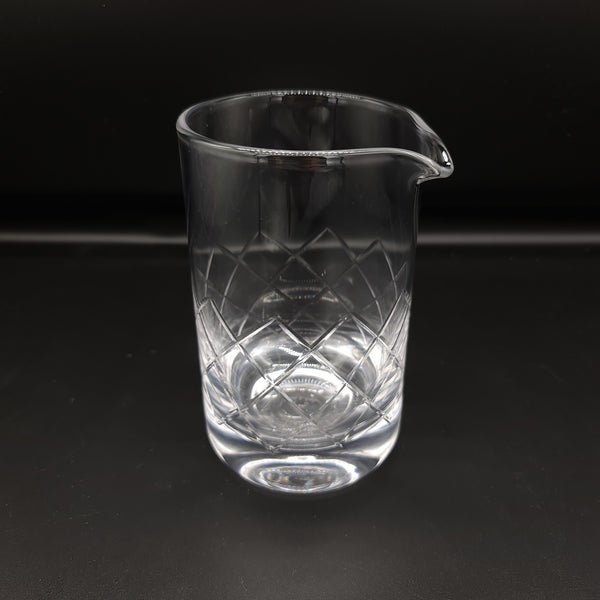 Cut Crystal Style Mixing Glass - Cocktail Corner Barware