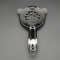 Hawthorn Strainer with Heart Cutout - Black - Cocktail Corner